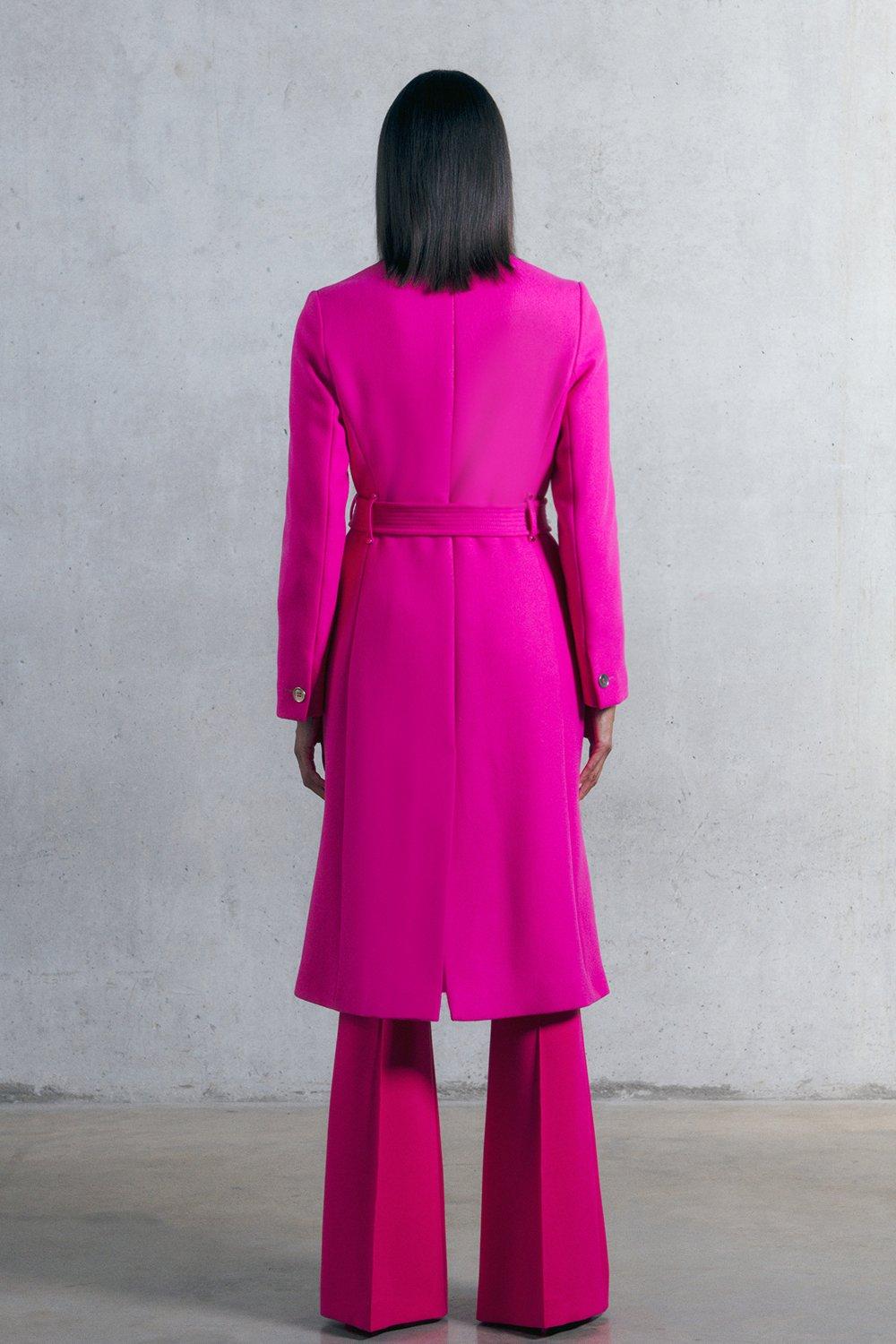 irojikake Virgin Coat ロングコート M AMBIDEX Store △〇ウールメルトン Vネックロングコート(F クロ